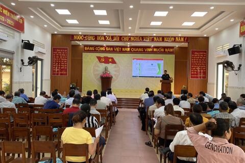 UBND phường Tam Quan Bắc tổ chức hội nghị tuyên truyền chống khai thác thuỷ sản bất hợp pháp IUU, chuẩn bị các điều kiện phục vụ đoàn thanh tra của EC lần thứ 5